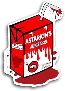 Astarion's Juice Box Sticker Vinyl Die Cut Sticker for Car Laptop Phone Water Bottle Guitar Helmet Gift Idea Merchandise Decor Decal Stuff