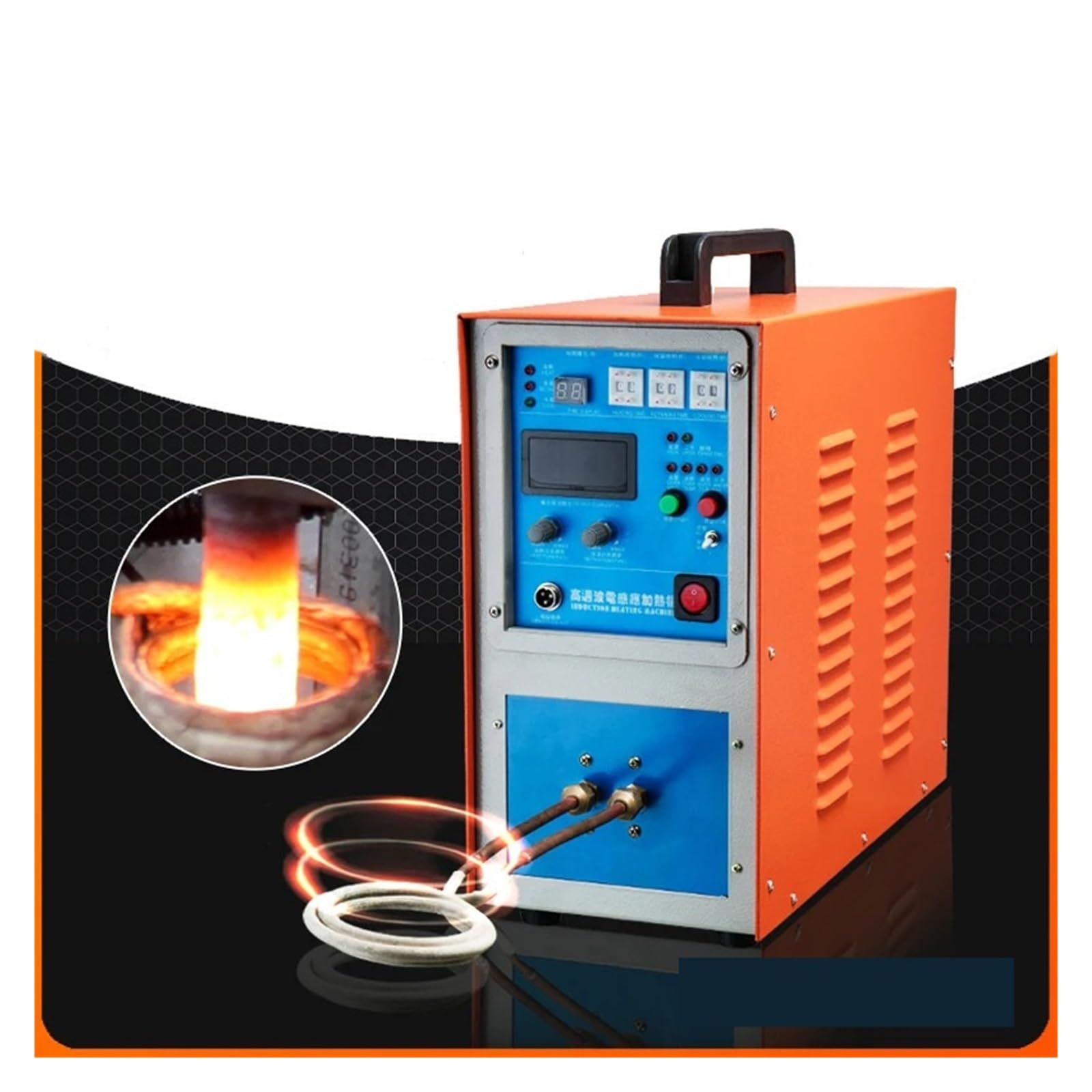 Xzxxzsz 15Kw Induction Heater, 20Kw High Frequency Induction Heater, Quenching And Annealing Equipment 220 Welding Machine Metal Melting Furnace(15Kw)