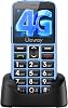 Tosaju 4 G Senior Mobile Phone Without Contract Large Button Mobile Phone Senior Mobile Phone with Large Buttons Simlock Free Button Mobile Phone for Seniors with Charging Station Emergency Button 1000 mAh Battery 24 Inch Display
