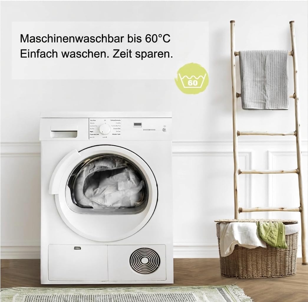 FAM Home Matratzenschoner 180 x 200 cm Waschbarer - Made IN Green Zertifizierte Gesteppte Matratzenauflage - Weißer Hygienischer Matratzenbezug - Bezug aus Weich Hypoallergenen Mikrofasern