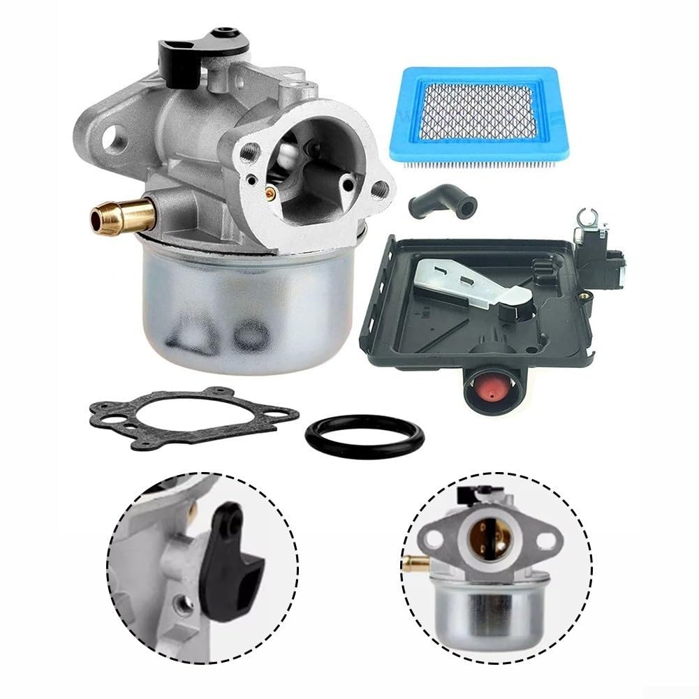 StarRing Parti di ricambio Kit filtro aria carburatore per 799868 base detergente per 498170 799872 694202, parti del motore, include tubo carburante e guarnizioni filtro aria