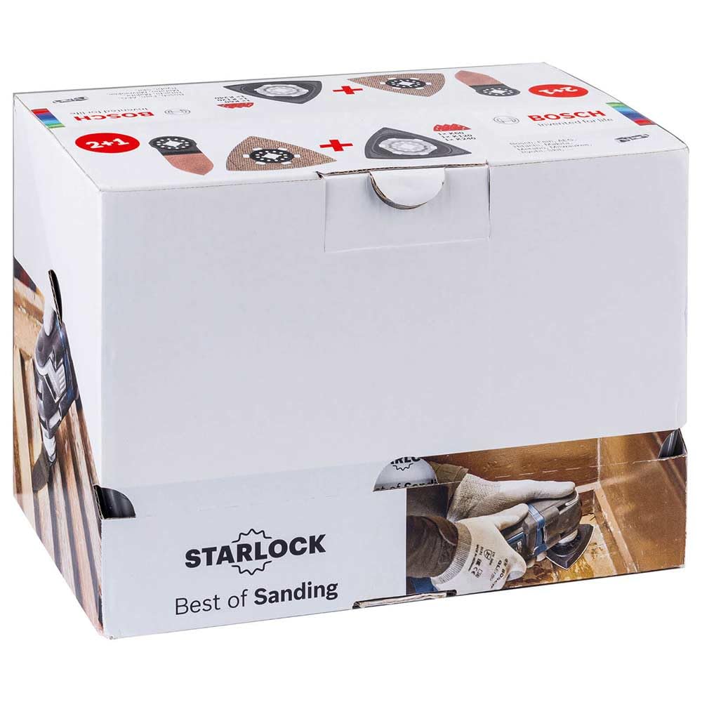 Bosch Accessories Starlock Best of Sanding 6 pces disque abrasif pour bois et mortier