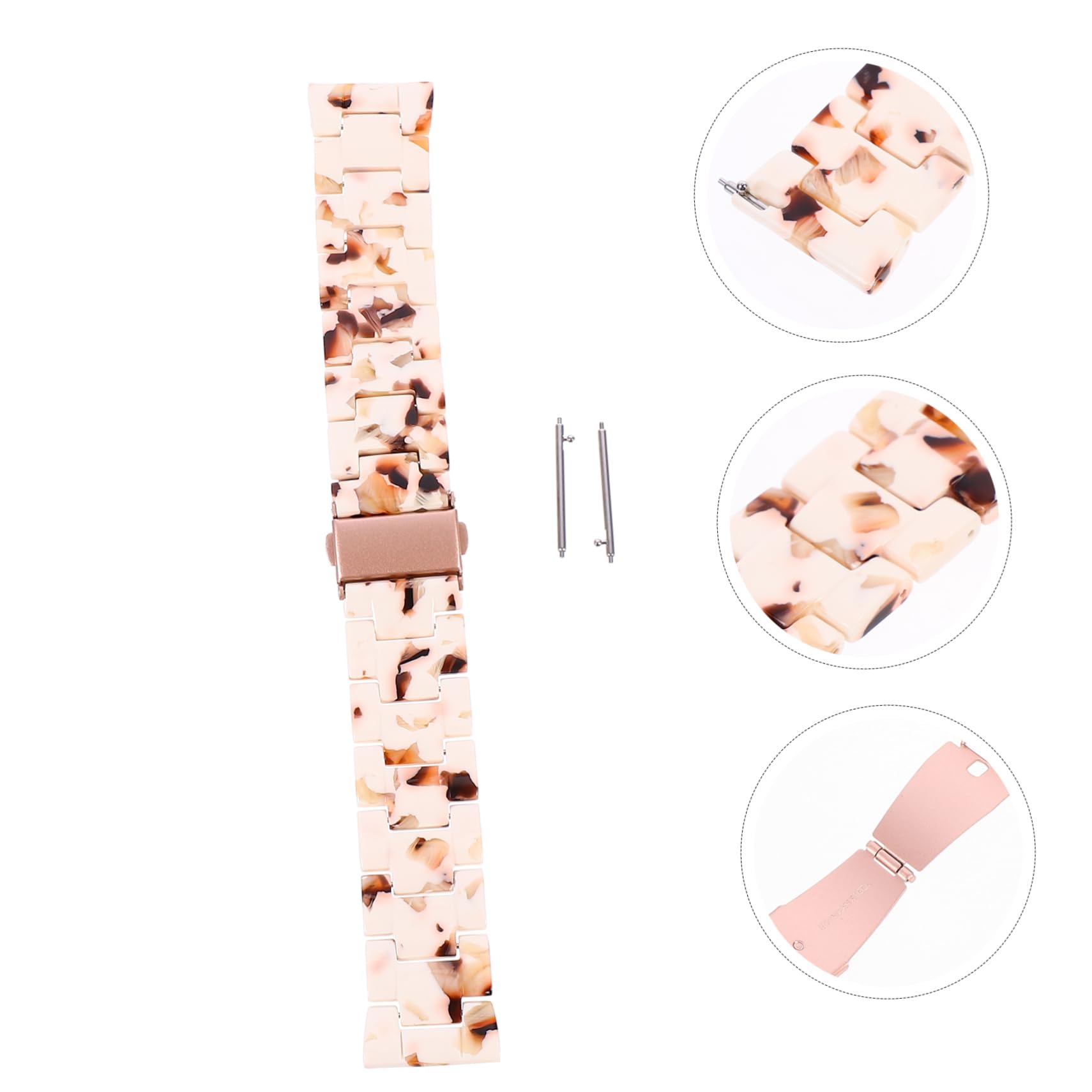 OSALADI 3piezas Correa De Reloj Deportiva De Resina Para Smartwatch y Relojes Tradicionales Banda De Muñeca Ligera y Resistente Al Sudor Para Ocasiones Casual y Formales