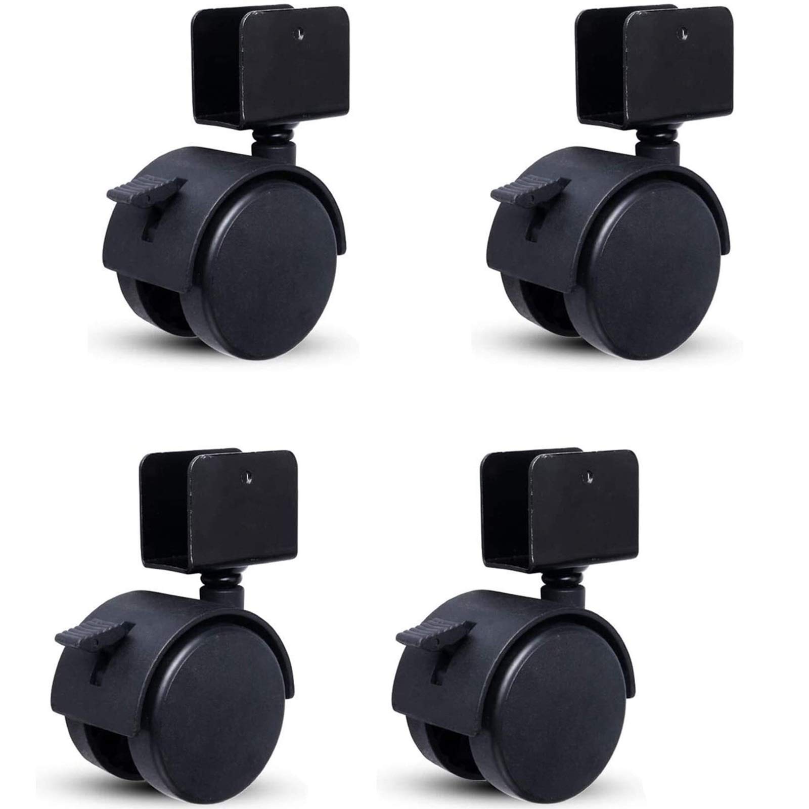 Capacité de charge 75 kg roulette 2 pouces anti bruit pour meuble