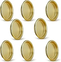 Vista 23 de HOMOTEK Paquete de 4 Tiradores de Dedo para Puerta de Armario de 2-1/16", Instalación Fácil a Presión, Acabado de Níquel Satinado, Se Adapta a un