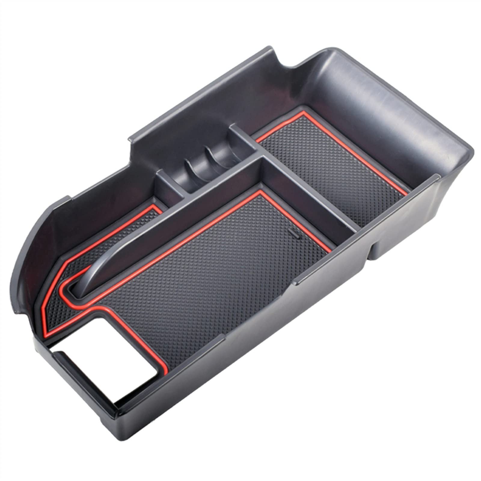 Bandeja organizadora para Consola Central del Interior del automóvil, Compatible con Camry XLE y XSE 2018-2022 2023. Caja de Almacenamiento Secundaria para el reposabrazos. Color: Blanco.