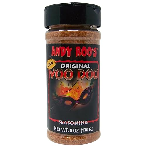 Andy Roo's Cajun VooDoo - Condimento, coctelera de 6 onzas