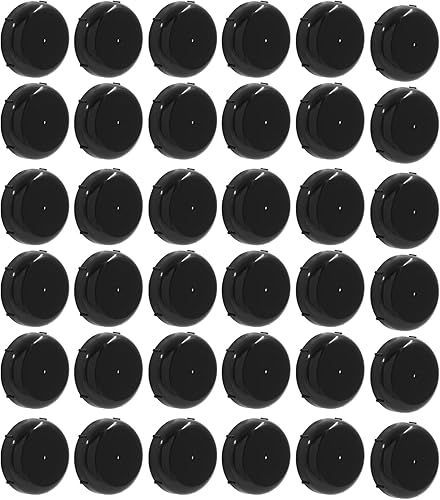 Miniatura 7 de Cionyce 16 protectores para patas de sillas de exterior de hierro forjado de 1.5 pulgadas, protectores de patas de repuesto para muebles de patio