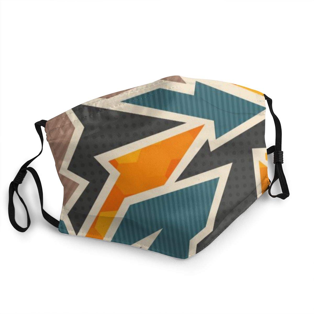 YudoHong Unisex Geometric Seamless Pattern Bild 15 cm * 20 cm Gesichtsmaske Anti-Staub-Unisex-Baumwollmaske