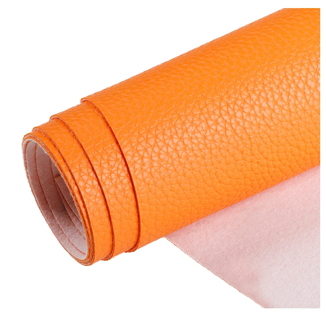 Skóra PU materiał sofa krzesła tworzywo sztuczne materiał sztuczna skóra materiał do mebli pokrycie DIY rękodzieło skóra materiał winyl chusta skórzana (kolor: pomarańczowy, wymiary: 1,38 x 2 m)