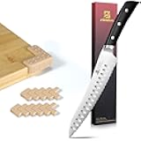 Piklohas 8 Inch Resharpenable Bread Knife+Non-Slip Bumpers for Cutting Board