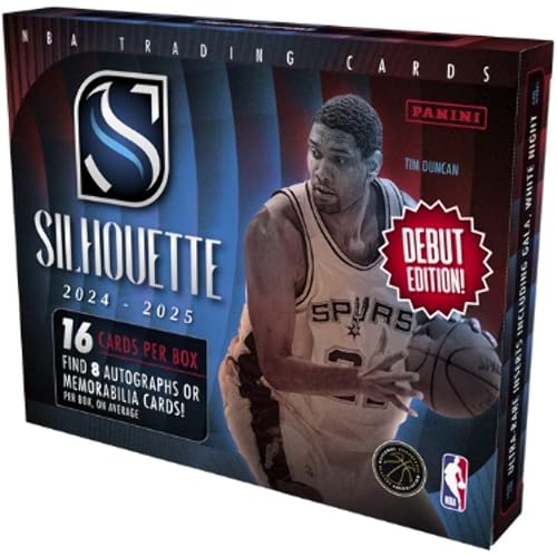 2024/25 Panini Silhouette Basketball Hobby Trading Card Box (1 Autograph Per Hobby Box)