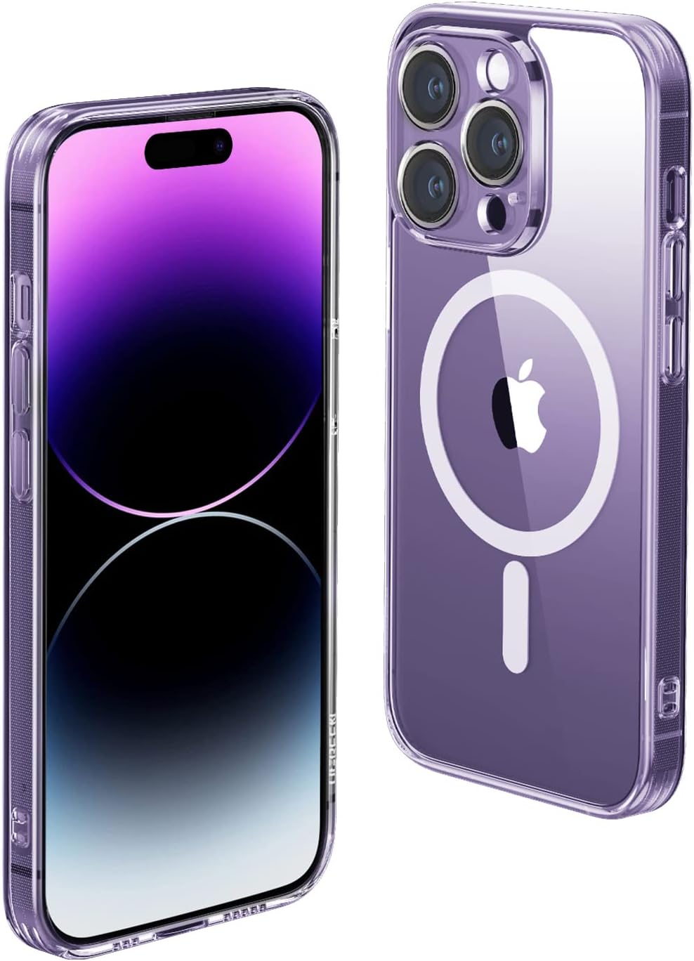 UGREEN iPhone 14 Pro Case MagSafe (MagU), Revolutionary iCrystal Tech Clear Cover, MIL-Grade Protection, Anti-Scratch, Camera Protective, Magnetic Transparent Slim iPhone 14 Pro 6.1 inch Accessories