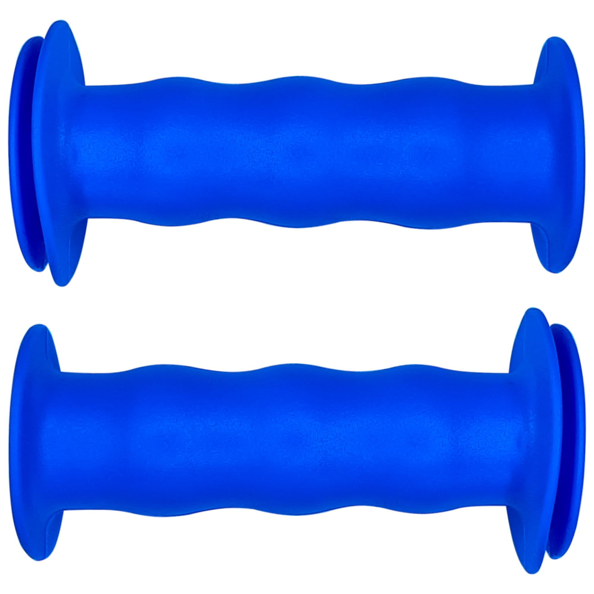 Cyclingcolors Paire De Poignée Vélo 19mm Longeur 85mm Draisienne Trottinette Tricycle Paire Sécurité Fermée, Bleu