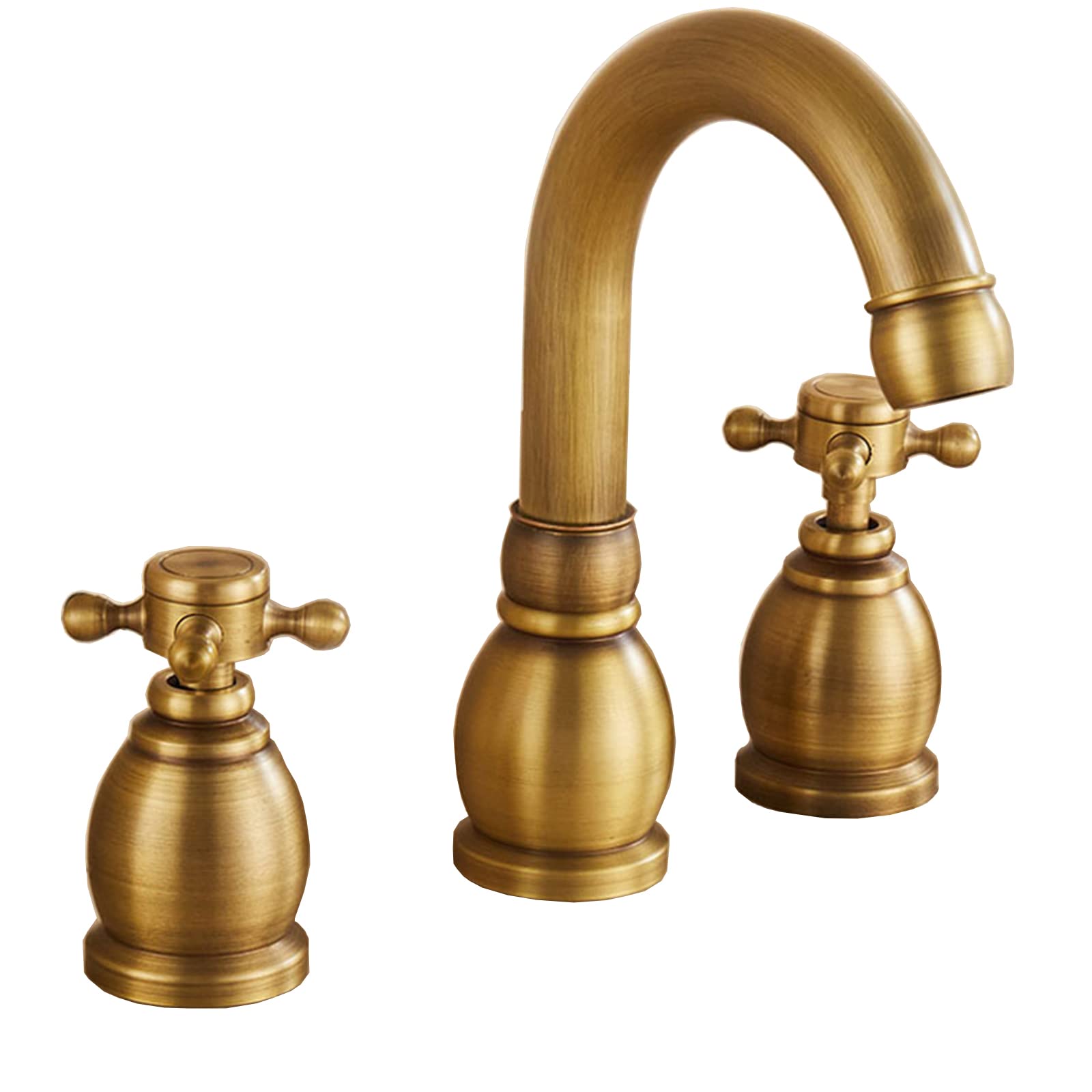 Robinet de salle de bain 20,3 cm mitigeur double commande antique
