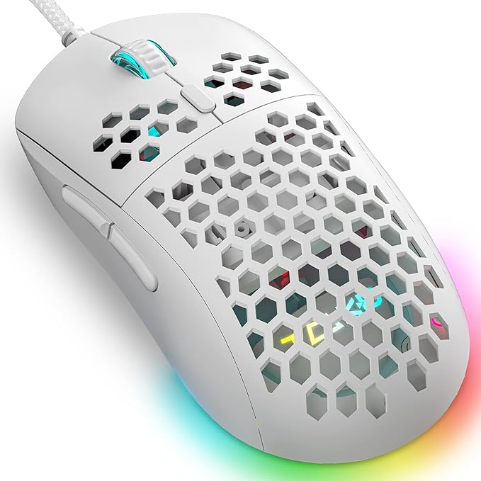 TMKB M1se Gaming Mouse with 12800 DPI Optical Sensor, 6 Programmable Buttons