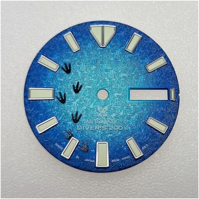 Cadran de montre 28,5 mm C3 lumineux vert pour style quotidien et modification Nh36