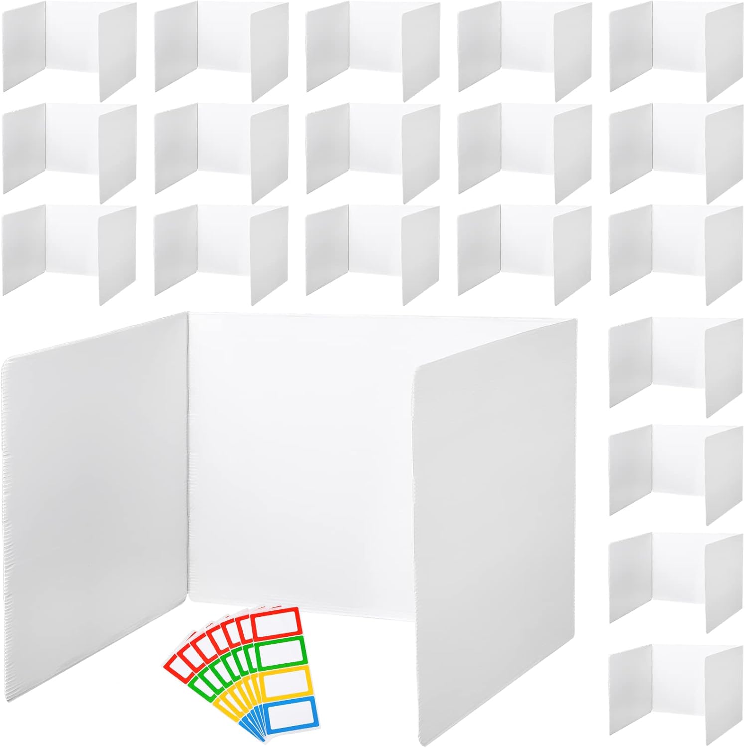 Classroom Privacy Boards for Student Desks Plastic Folders