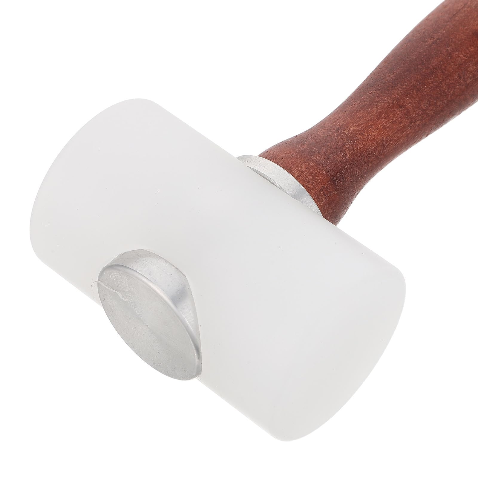 SHINEOFI 2 Piezas Martillo para Grabado Cuero con Mango de Madera Herramienta Manual para Artesanía y Costura de Cuero para Trabajos DIY y Proyectos Creativos