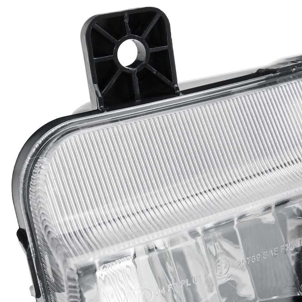 Riloer 2pcs LED auto fendinebbia anteriori, sinistra destra fendinebbia sostituzione per D0DGE R-am 2500/3500 2019-2021, impermeabile 6000K ad alta luminosità sostituire kit
