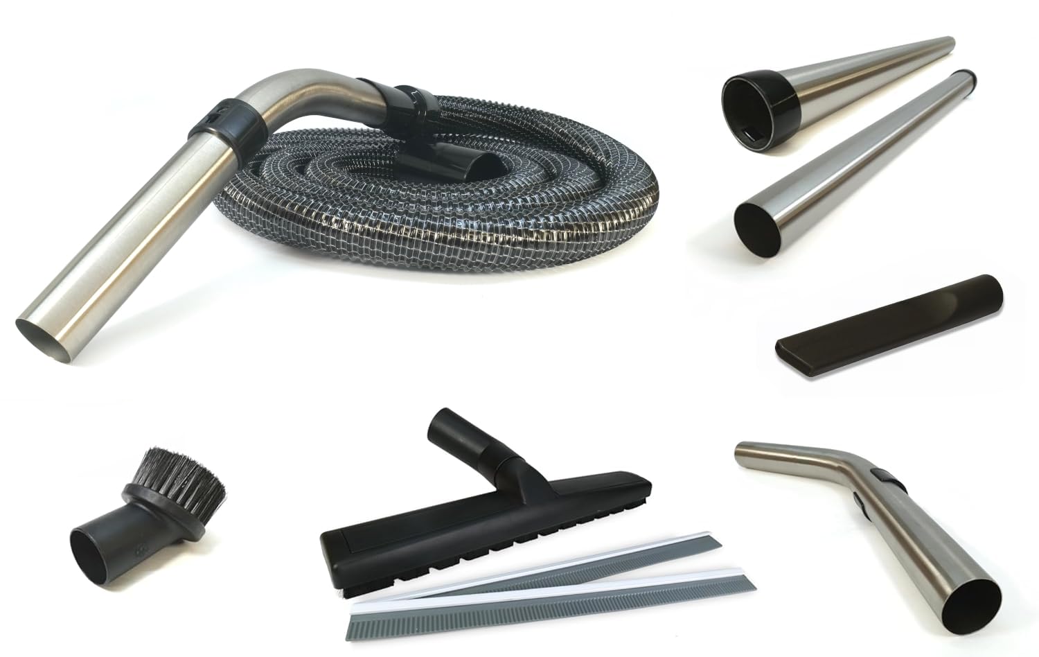 Kallefornia K699G3_Kit2 PVC Gewebeschlauch + Rohr + Düsen-Set für Nilfisk-ALTO ATTIX 961-01 PC