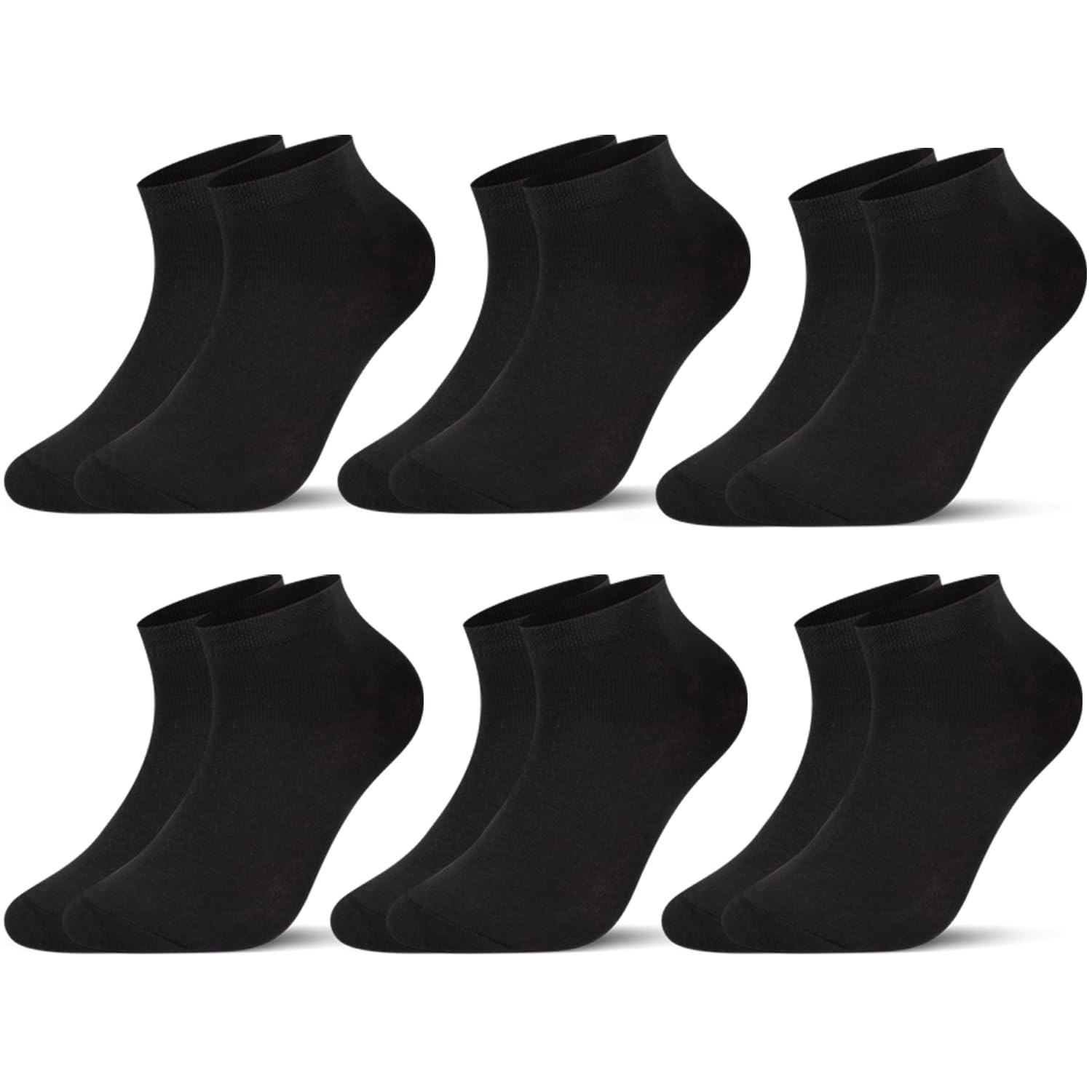 Libella L&K 2897 skarpety dziecięce, dla dziewcząt, do sneakersów, skarpety sportowe, 6 sztuk