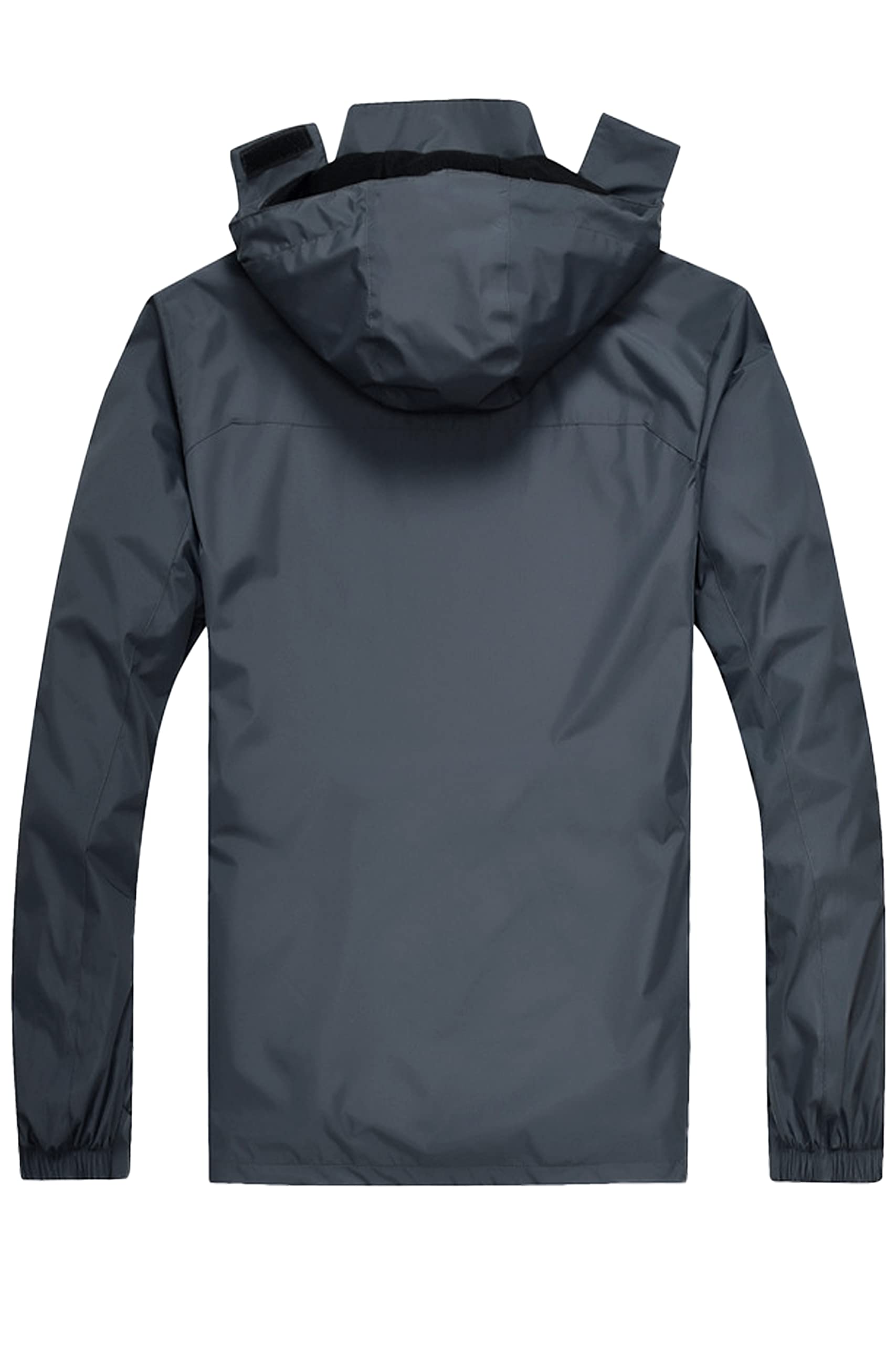 Herren leichte wasserdichte Jacke winddicht Regen Kapuze Jacken zum Laufen Wandern Radfahren Reisen M-7XL