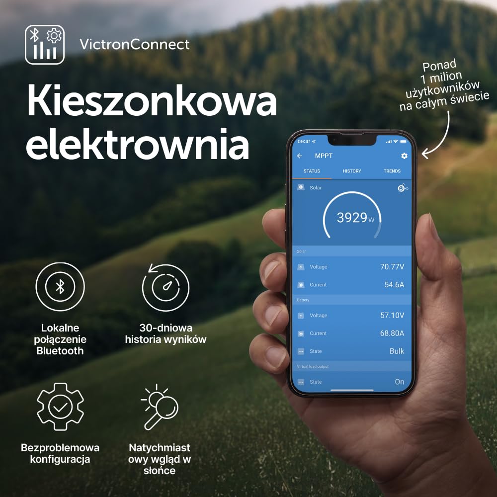 Victron Energy SmartSolar MPPT 150V 35 amp 12/24/36/48-Volt Kontroler Ładowania Słonecznego (Bluetooth)