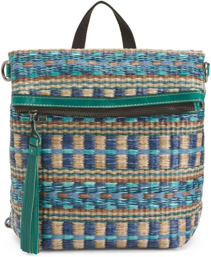 Patricia Nash green leather woven mini backpack Patricia Nash Vico Travel Medium Backpack in Green | Lyst main image 2