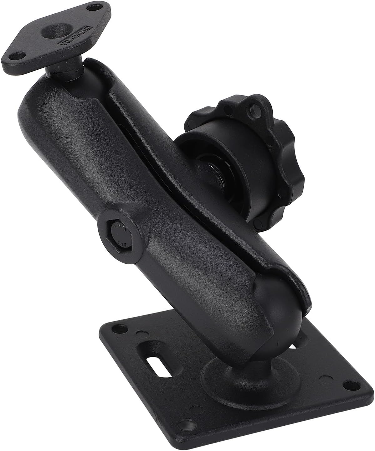 Sonew .5 Inch Double Mount with Key Theft Aluminum Alloy Double Socket Arm for Tablets and Fish Finders