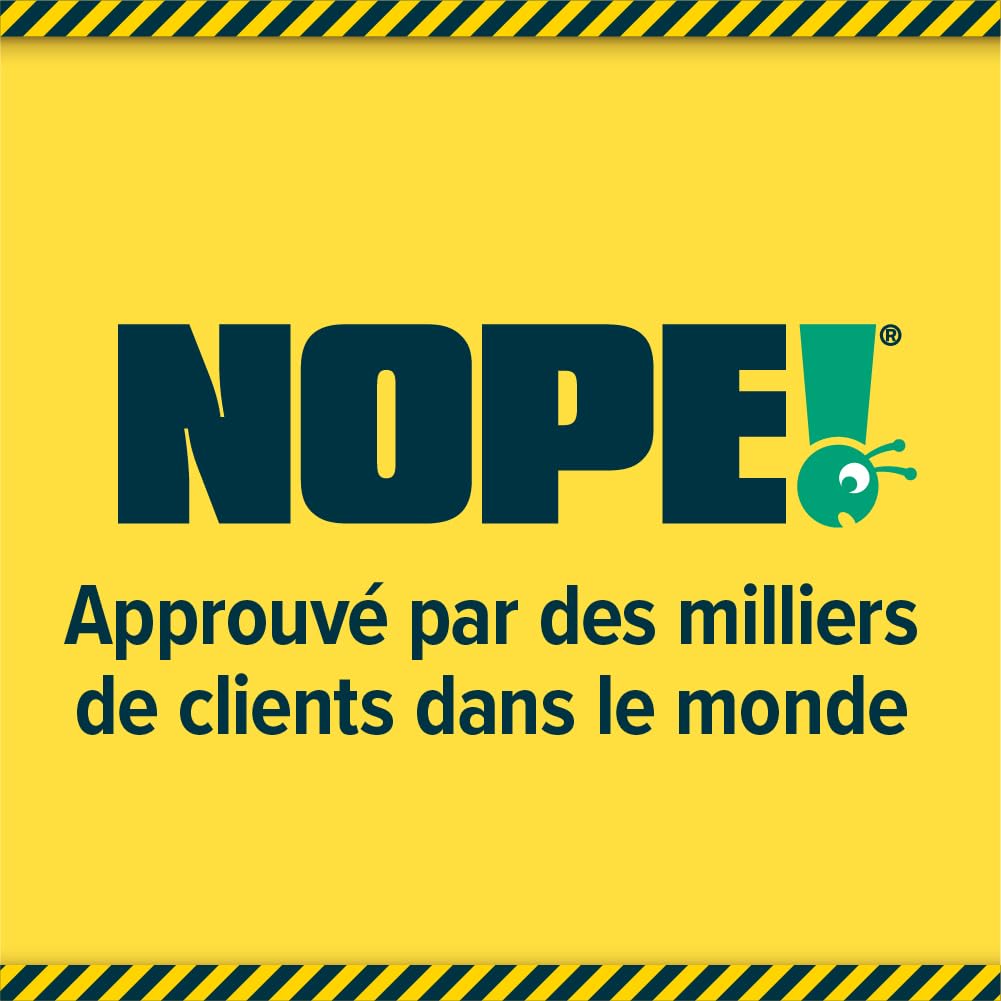 NOPE! Pièges Anti Mites Textiles 3 x 2 – Inodore & Non Toxique – À Base de Phéromones – Protection Efficace pour Vêtements