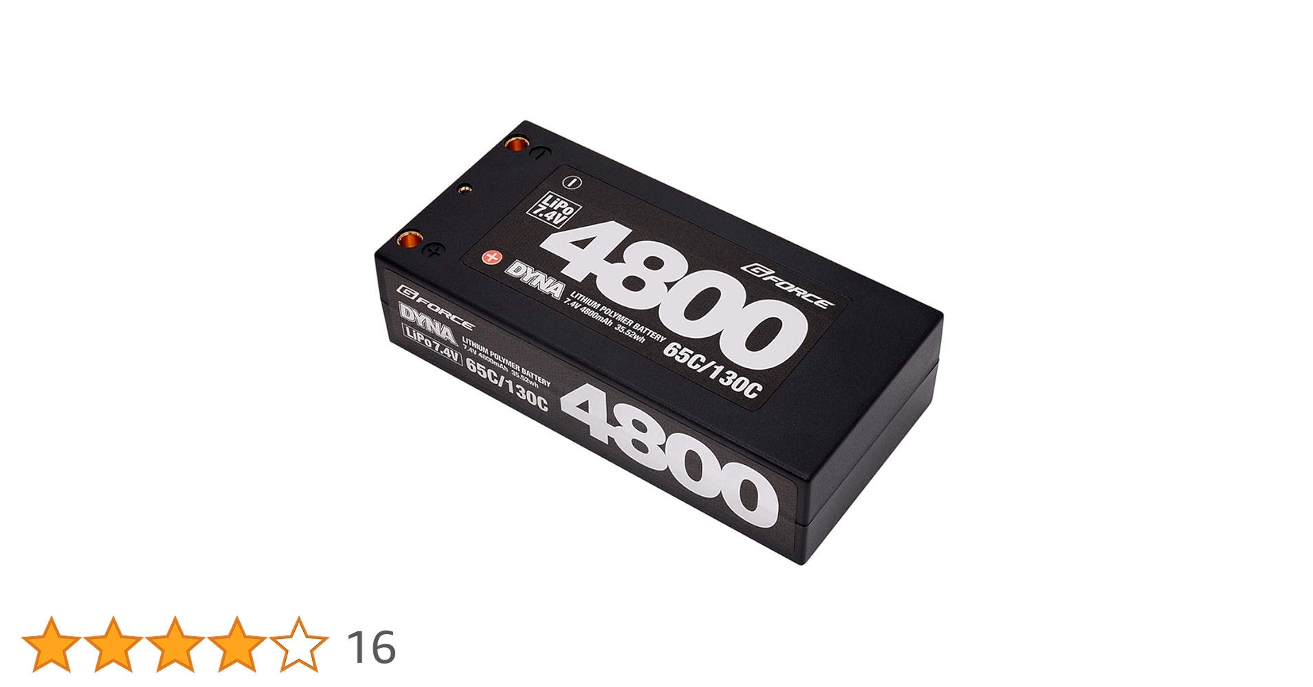 Amazon | DYNA LiPoバッテリー 7.4V4800mAh Short Size GFG006
