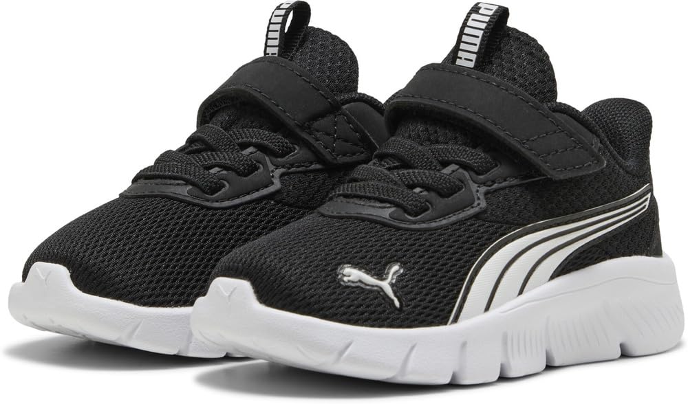 Puma Flexfocus Modern AC+ Inf, Sneaker Unisex - Bimbi 0-​24, Black White, 26 EU