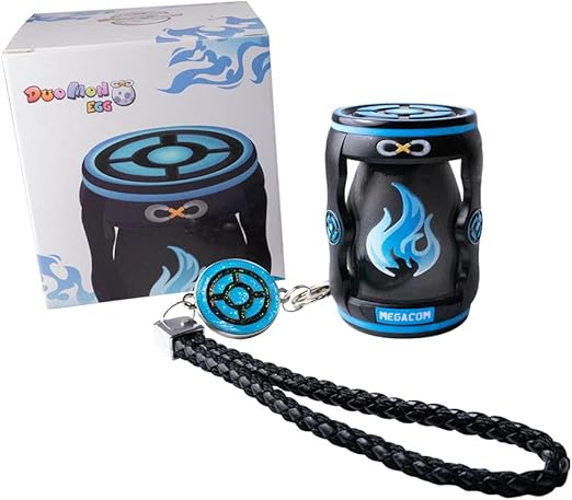 megacom DuoMon Egg 1P/2P Dual Accounts Auto Catcher Compatible for Pokemon Go Plus with Voice Notifications - Faster Wireless for Pocket Monsters Go Game - Long-Lasting Battery, Stable Connection