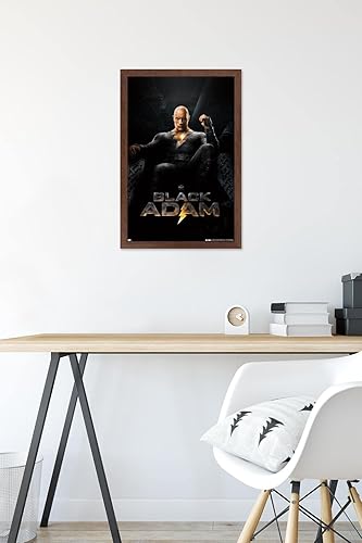 Miniatura 23 de Trends International DC Comics Movie Black Adam - Póster de pared de una hoja Versión enmarcada Barnwood