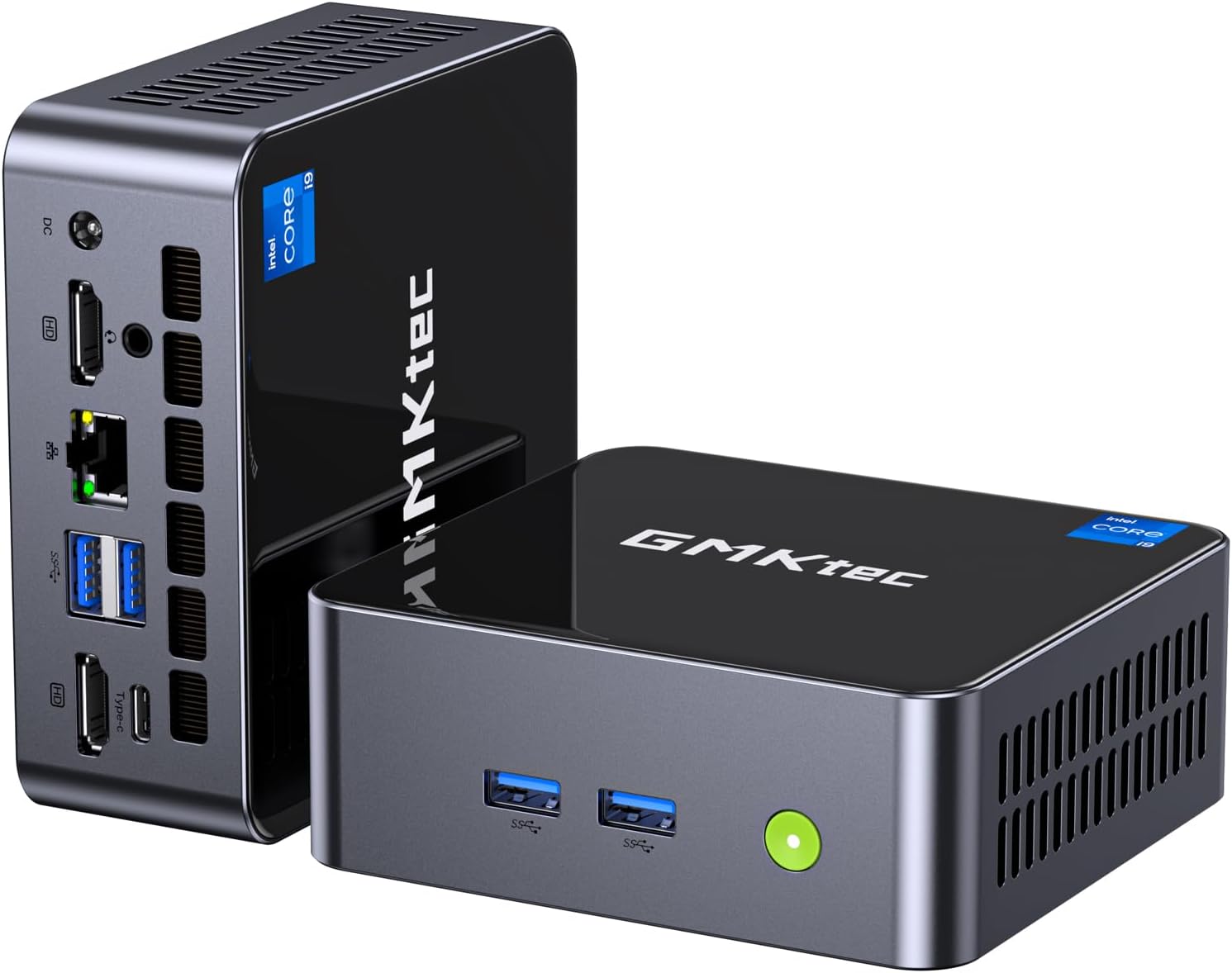 Mini PC Intel Core i9 12900HK(14C/20T 5.0 GHz) W11 Pro, Desktop Computer 32GB DDR4 RAM+1TB NVMe SSD, Triple 4K Display, WiFi 6, BT5.2, USB-C M3 Plus