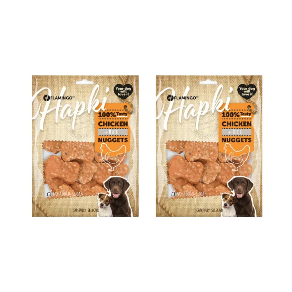Flamingo Snacks para Perros Chicken RICEBONE Pack DE 4x400GR
