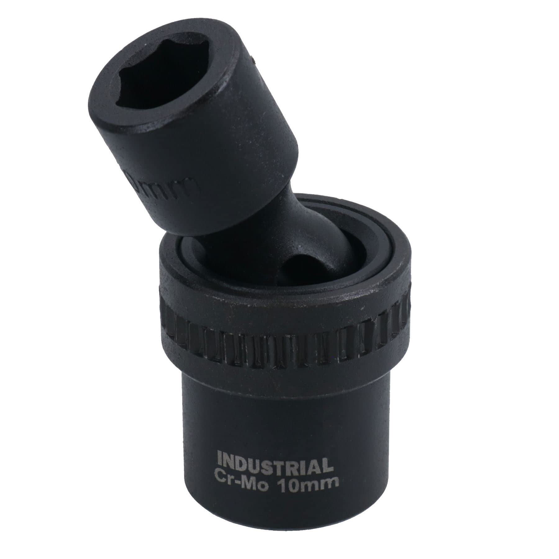 Ab Tools 10Mm 3/8In Drive Universal Swivel Wobble Metric Impact Shallow Socket