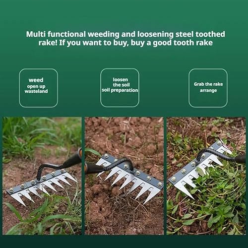 Miniatura 6 de Gardenia - Rastrillo de deshierro, rastrillo de hierro Gardenia 2025, rastrillo de hierro resistente, rastrillos de hierro, rastrillos de hierro