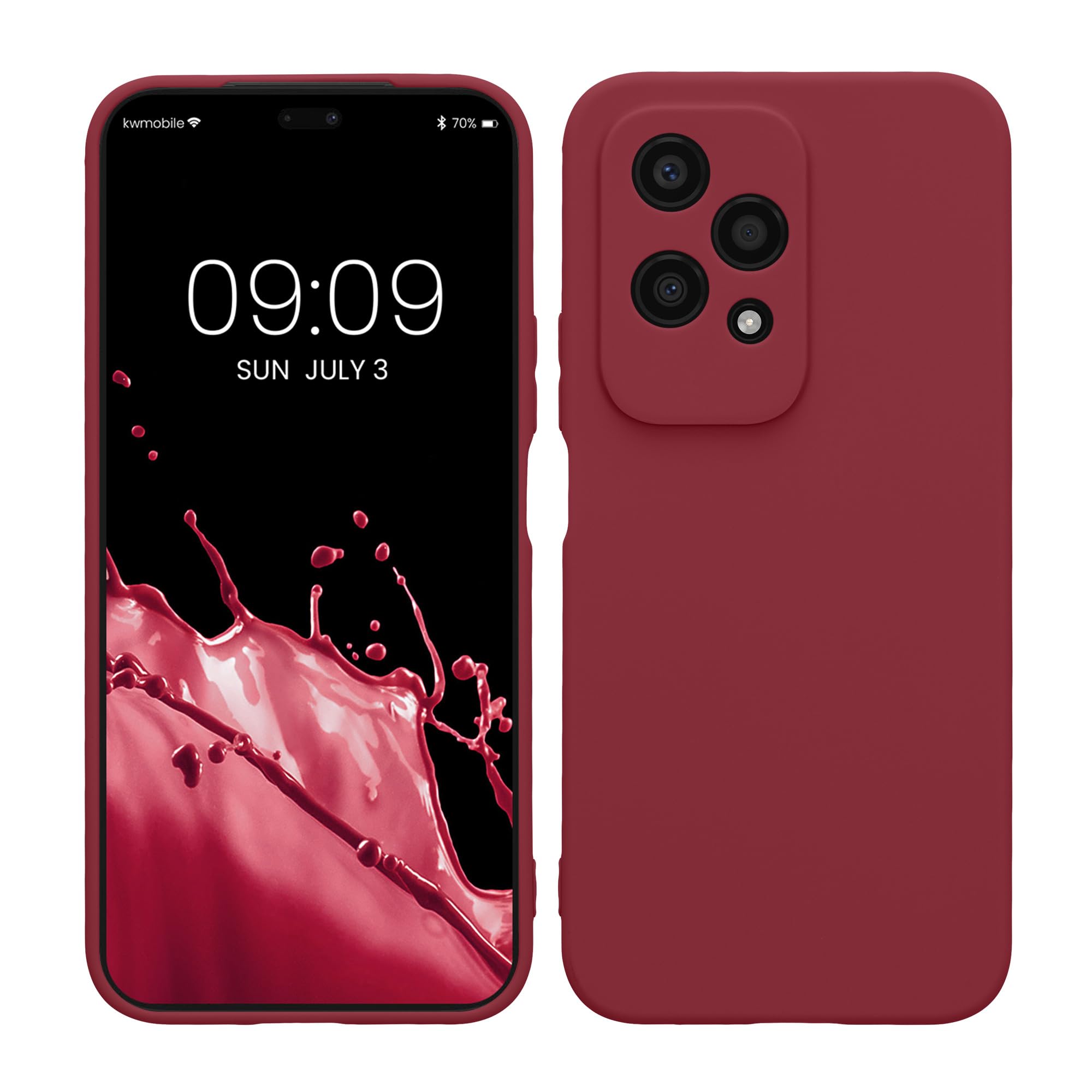 Kwnobile Handyhülle Für Honor 400 - Weiches Silikon, Dunkelschiefer