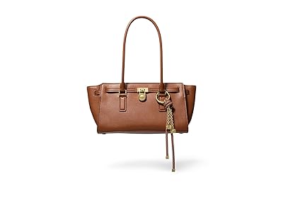 MICHAEL Michael Kors Hamilton Moderne Small East West Shoulder Tote W/ Charm Handbags Luggage