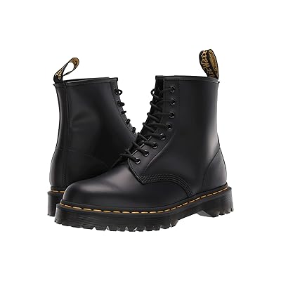 Dr. Martens 1460 Bex Smooth Leather Lace Up Boots Shoes Black Smooth