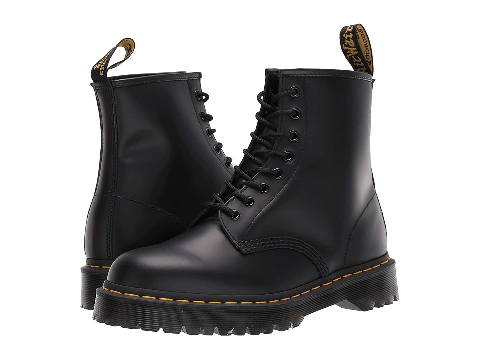 Dr. Martens 1460 Bex Plain Toe Boot in Black Smooth Leather, Size 14 Unisex