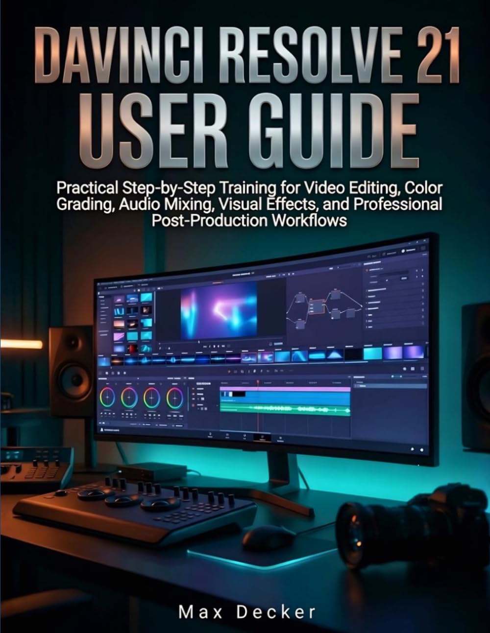 Davinci Resolve 21 User Guide: Practical Step-by-Step Training for Video Editing, Color Grading, Audio Mixing, Visual Effects, and Professional Post-Production Workflows