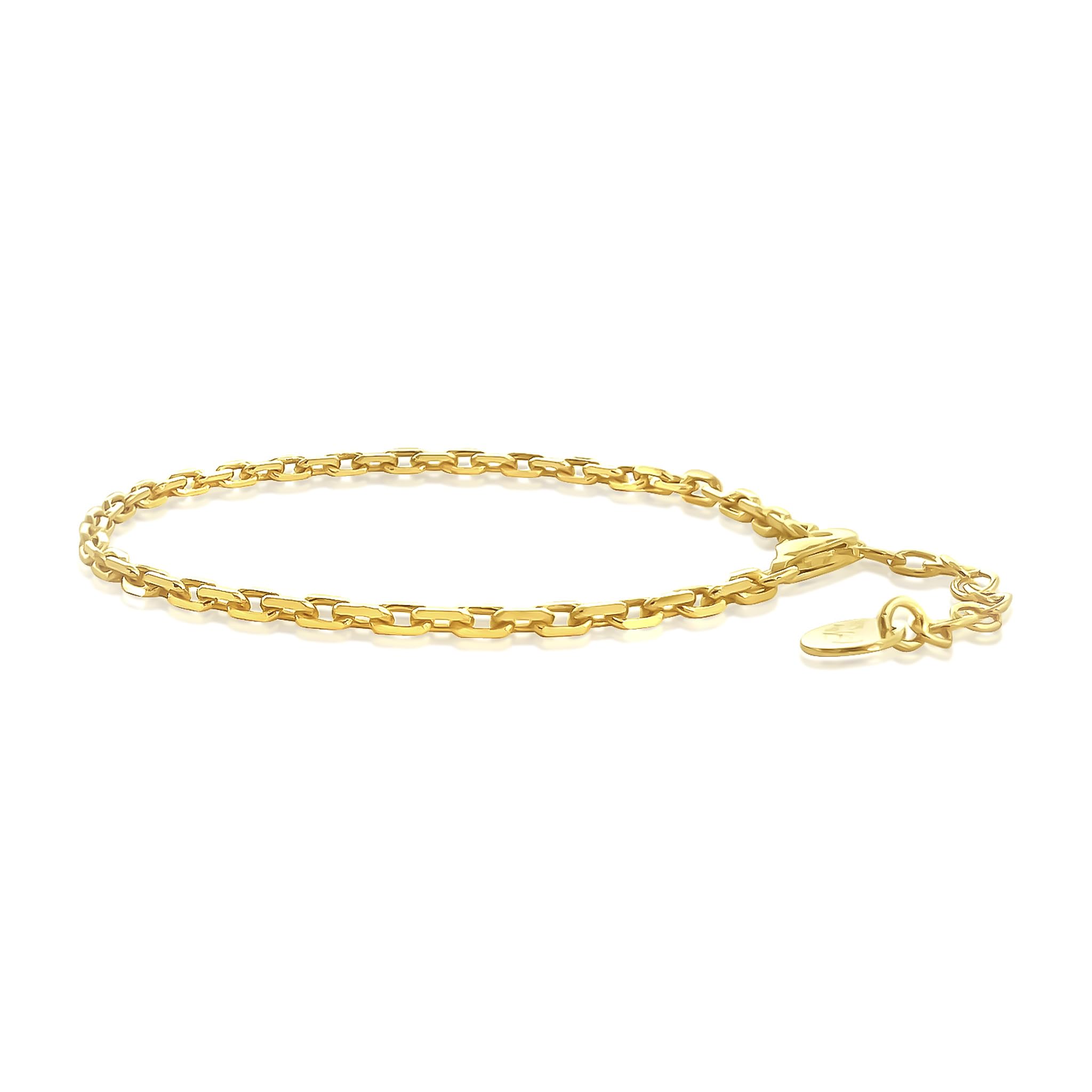 Mary & Jules Armband Damen aus 925 Sterling Silber, Armkette Damen aus recyceltem Silber, Geschenke für Frauen & Mädchen, hautverträglich