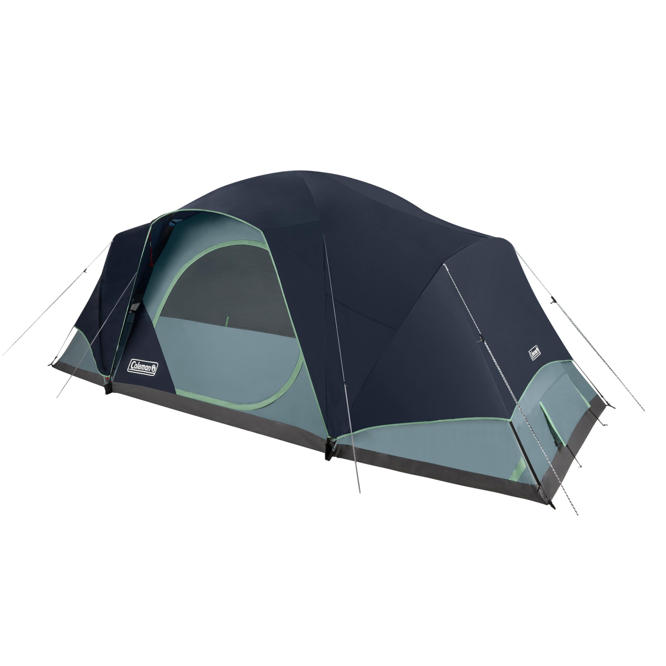 Coleman Skydome XL Large Family Tent with 5 Minute Setup, Weatherproof 8/12 Person Tent with Rainfly & Carry Bag, Fits Multiple Queen Airbeds, Made of