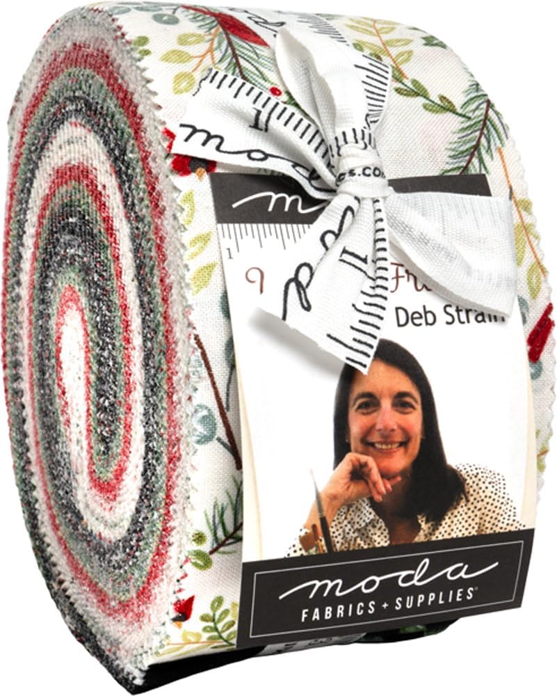 Deb Strain Winter Friends Jelly Roll 40 2.5-inch Strips Moda Fabrics 56130JR