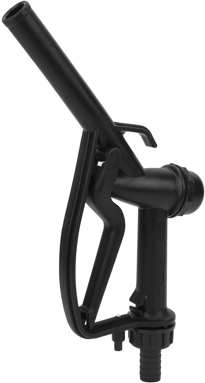 CHICIRIS Delivery Nozzle, Fueling Nozzle, SZ 20 Black Fuel Dispensing, with Switch Handle Locking Function, for Industry Oil Pump