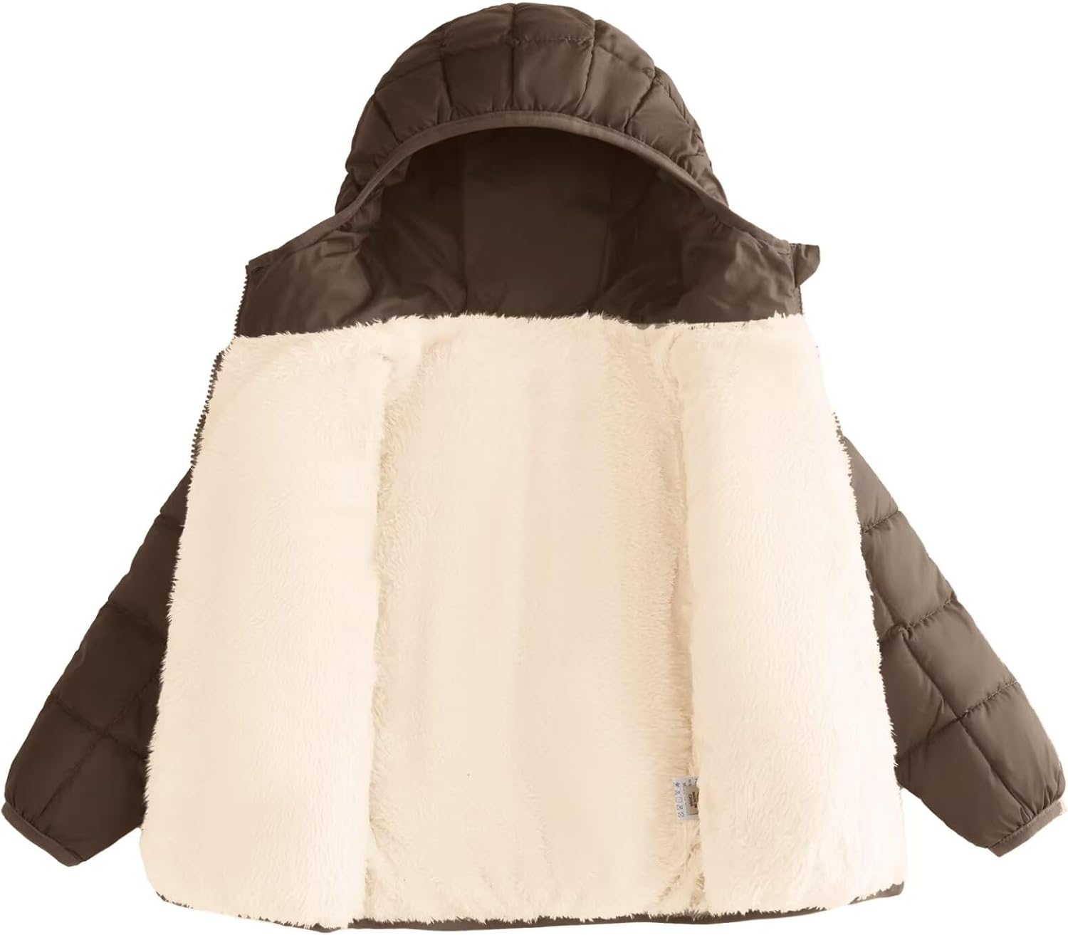Baby Boys Girls Thicken Winter Coat Toddler Fleece Warm Cute Hooded Jacket Clothes - Image 3