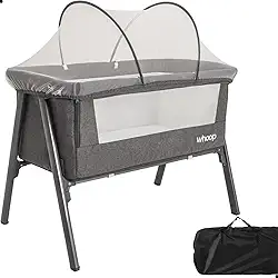 Berço Portátil Infantil Encaixa Na Cama Lado A Lado Moises - Benibee Sleep (MELAGE GRAFITE)